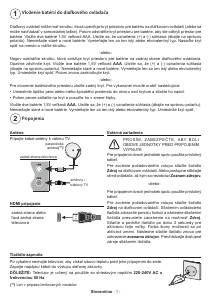Návod Orava LT-ANDR55 A01 LED televízor