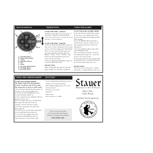 Manual Stauer 52318 Watch