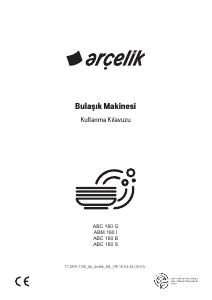 Kullanım kılavuzu Arçelik ABC 160 B Bulaşık makinesi