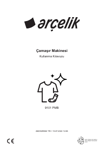 Kullanım kılavuzu Arçelik 9101 PMB Çamaşır makinesi