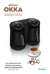Kullanım kılavuzu Arzum OK 006-N Okka Minia Duo Kahve makinesi