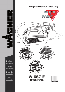 Mode d’emploi Wagner WallPerfect W 68 E Pistolet à Peinture