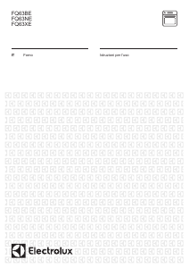 Manuale Electrolux FQ63XE Forno