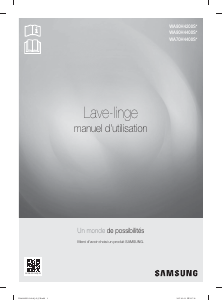 Mode d’emploi Samsung WA90H4200SW/LO Lave-linge