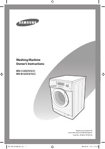 Handleiding Samsung WD-B1255S Wasmachine