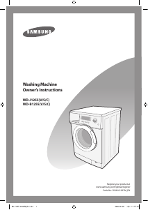 Manual Samsung WD-J1255S Washing Machine