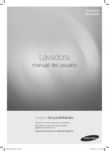 Manual de uso Samsung WD-Q1255 Lavadora