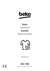 Manual BEKO B3T42242 Dryer