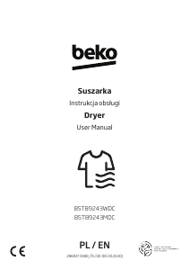 Manual BEKO B5T89243MDC Dryer