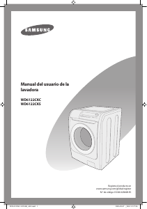 Manual de uso Samsung WD6122CKC Lavadora