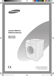 Kullanım kılavuzu Samsung WD6122CKS Çamaşır makinesi