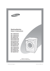 Handleiding Samsung WF-B1256V Wasmachine