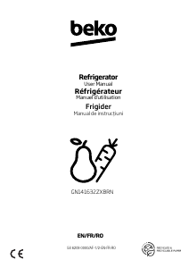 Manual BEKO GN141632ZXBRN Combina frigorifica
