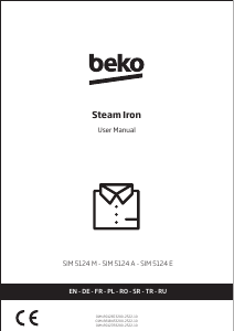 Handleiding BEKO SIM 5124 E Strijkijzer