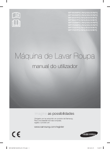 Manual Samsung WF1802WPC Máquina de lavar roupa
