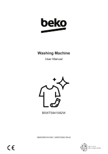 Manual BEKO B5WT5941082W Washing Machine