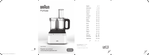 Manual Braun FP 3132BK PurEase Food Processor