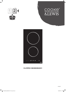 Handleiding Cooke & Lewis CLCER30 Kookplaat
