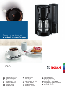 Bedienungsanleitung Bosch TKA6A041 ComfortLine Kaffeemaschine