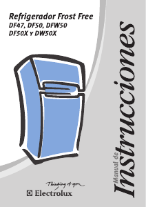 Manual de uso Electrolux DF50X Frigorífico combinado
