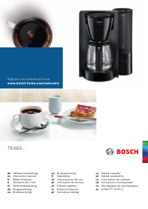 Manual Bosch TKA6A043 ComfortLine Máquina de café