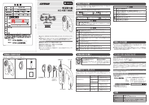 説明書 イズミ KC-NB19BK ファブリックシェーバー