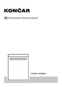 Priručnik Končar PP60BH5 Perilica posuđa
