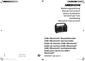 Handleiding Medion MD 43277 Radio