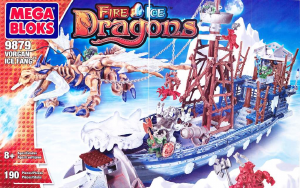 Manual Mega Bloks set 9879 Dragons Vorgan Ice Fang