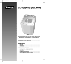 Panduan Samsung WS7000A1 Mesin Cuci