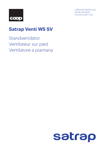Manuale Satrap Venti WS SV Ventilatore