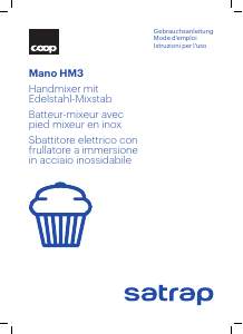 Bedienungsanleitung Satrap Mano HM3 Handmixer