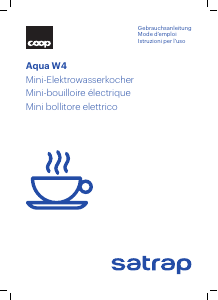 Bedienungsanleitung Satrap Aqua W4 Wasserkocher