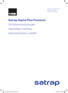 Mode d’emploi Satrap Aspira Plus Premium Aspirateur