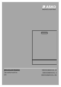 Brugsanvisning Asko DBI5558MIKXXL.BS Opvaskemaskine