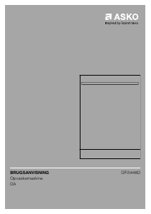 Brugsanvisning Asko DFI5448D Opvaskemaskine
