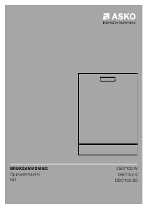 Bruksanvisning Asko DBI7102.S Oppvaskmaskin