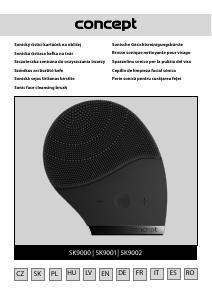 Rokasgrāmata Concept SK9001 Sejas ādas attīrīšanas ierīce