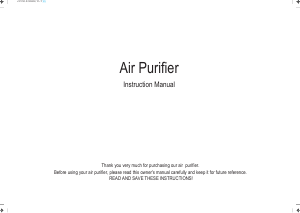 Manual Daitsu CADR-118 Air Purifier