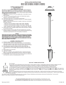 Handleiding Kichler 15820CBR30 Stepped Lamp