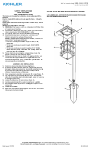 Handleiding Kichler 15322AGZ Cross Lamp