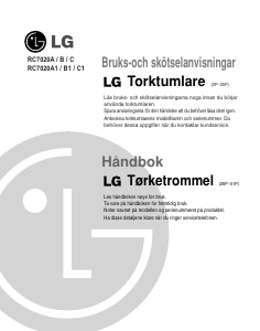 Bruksanvisning LG RC7020A1 Torktumlare