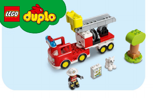 Handleiding Lego set 10969 Duplo Brandweerauto