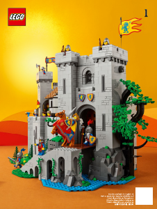 Instrukcja Lego set 10305 Icons Zamek rycerzy herbu Lew
