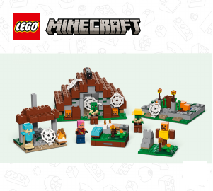 Handleiding Lego set 21190 Minecraft Het verlaten dorp