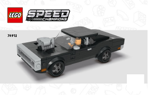 Manual Lego set 76912 Speed Champions Fast & Furious 1970 Dodge Charger R/T