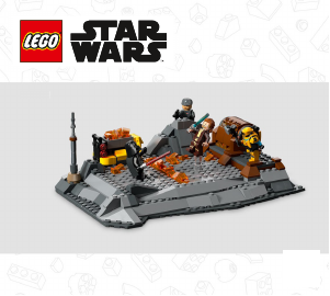 Kullanım kılavuzu Lego set 75334 Star Wars Obi-Wan Kenobi Darth Vader’a Karşı