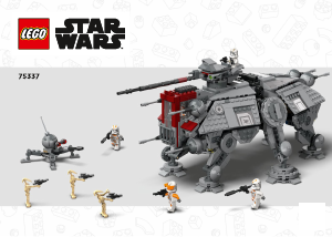 Manual Lego set 75337 Star Wars AT-TE Walker