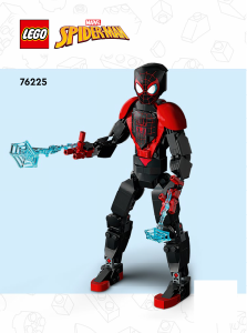 Manual Lego set 76225 Super Heroes Miles Morales Figure