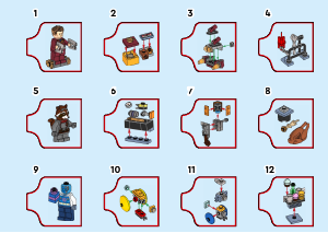 Manual Lego set 76231 Super Heroes Guardians of the Galaxy Advent Calendar